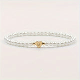Bracciale Chic con Iniziale a Cuore (A–Z)