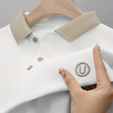 Finn™ - Polo da uomo ricamata a maniche corte