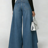 Eleganti pantaloni a gamba larga
