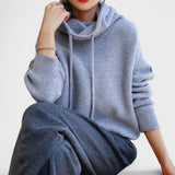 Szarlotta - Maglione con collo alto in lana merino