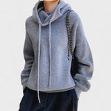 Szarlotta - Maglione con collo alto in lana merino