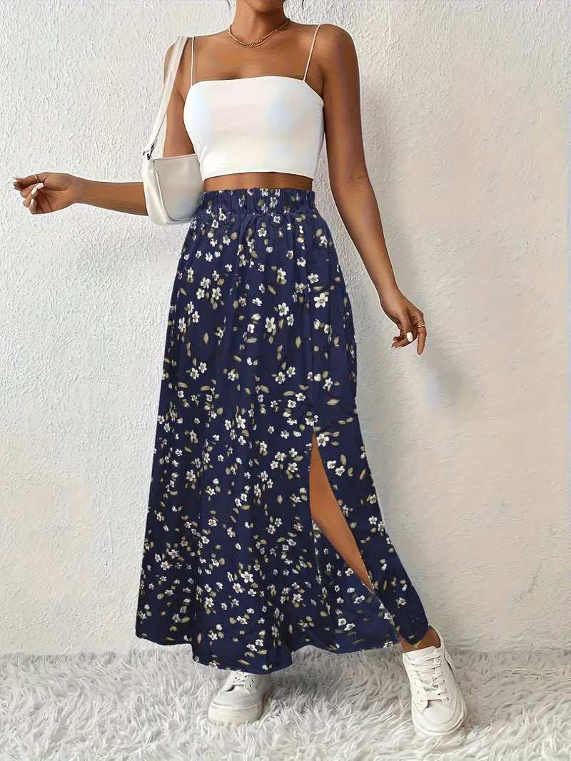 Paige™ - Gonna lunga con stampa floreale