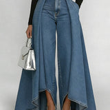 Eleganti pantaloni a gamba larga