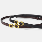 Cintura stretta da donna con chiusura ad anello