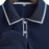 Emilio™ - Polo sartoriale a coste da uomo