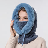 Felpa con cappuccio multifunzionale e coulisse