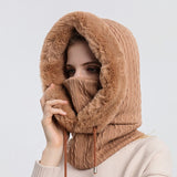 Felpa con cappuccio multifunzionale e coulisse