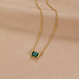 Collana Delicata con Smeraldo