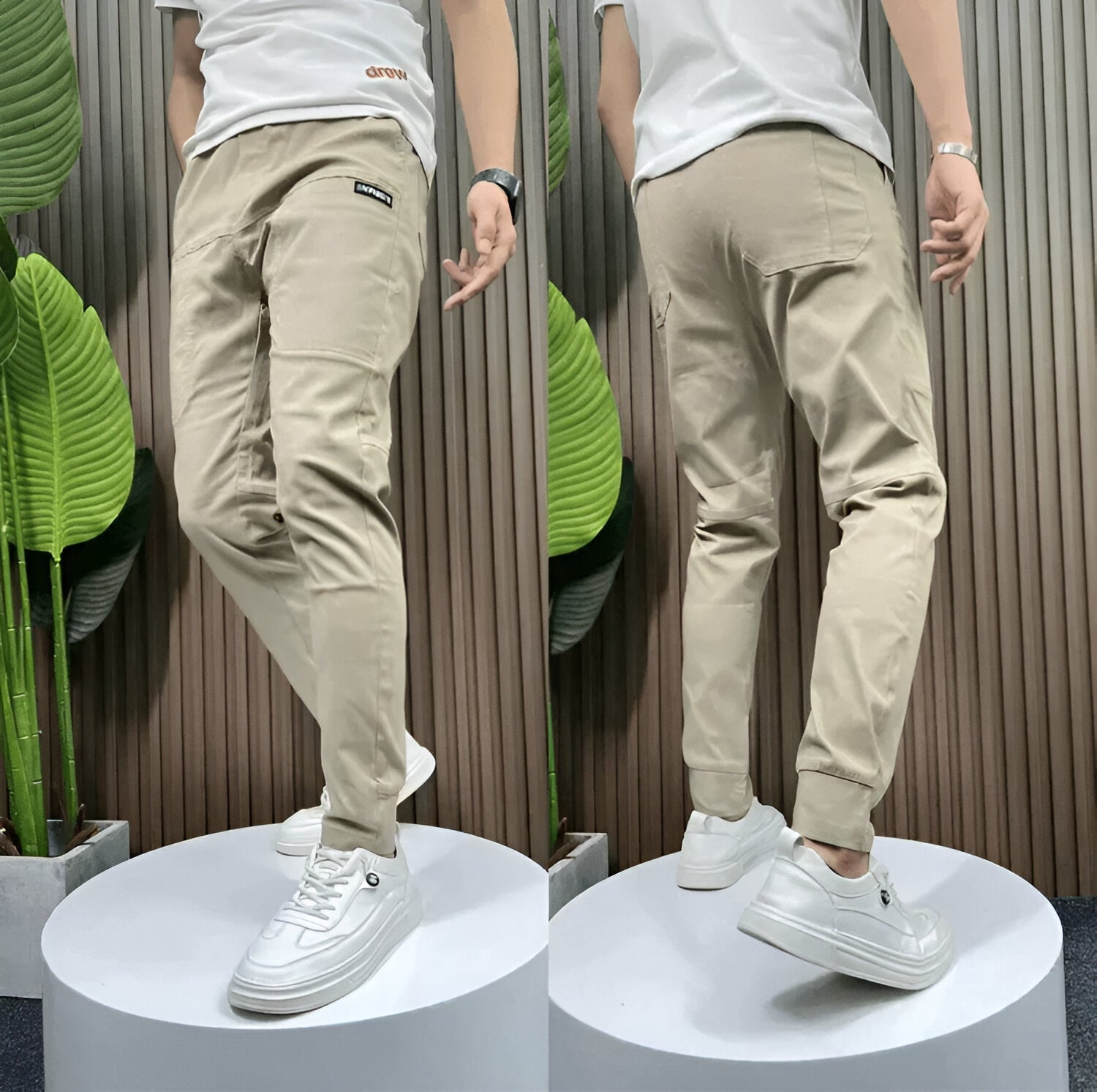 Leonardo - Pantaloni cargo elasticizzati premium (1+1 GRATIS)